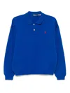 Polo Ralph Lauren Piqué Cardigan In Red