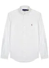 Polo Ralph Lauren Slim Fit Oxford Shirt White In White