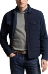 POLO RALPH LAUREN POLO RALPH LAUREN PIQUÉ DOUBLE KNIT QUILTED SHIRT JACKET