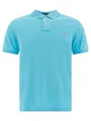 Polo Ralph Lauren Pique Polo Shirt In Blue