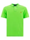 Polo Ralph Lauren Pique Polo Shirt Polo Shirts Green In Green