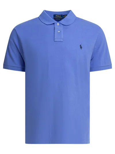 Polo Ralph Lauren Pique Polo Shirt Polo Shirts Blue