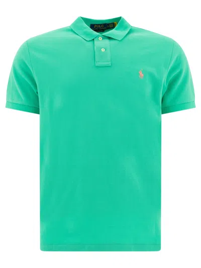 Polo Ralph Lauren Pique Polo Shirt Polo Shirts Green