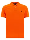 Polo Ralph Lauren Slim Fit Polo Shirt Classique In Red