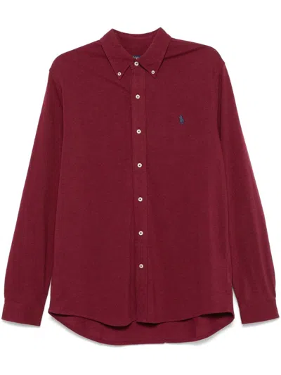 Polo Ralph Lauren Piqué Shirt In Red