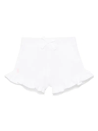 Polo Ralph Lauren Babies' Piqué Shorts In White
