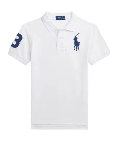 Polo Ralph Lauren Pique Shortsleeve Polo Shirt In White
