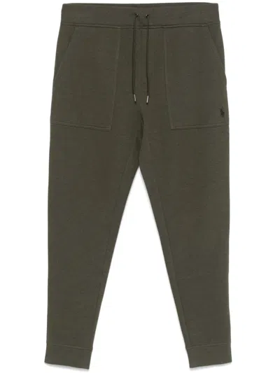 Polo Ralph Lauren Piqué Track Pants In Green