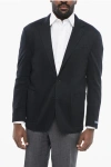 Polo Ralph Lauren Piquet Cotton Blend Blazer With Patch Pockets