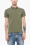 POLO RALPH LAUREN PIQUET COTTON POLO WITH EMBROIDERED LOGO