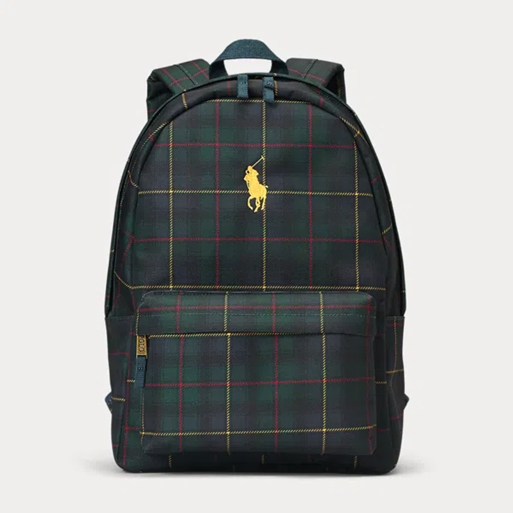Polo Ralph Lauren Kids' Plaid Big Pony Backpack | ModeSens