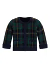 Polo Ralph Lauren Plaid Button-up Cardigan In Green