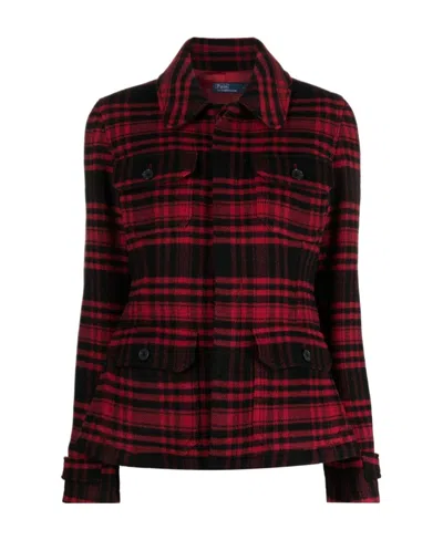 Polo Ralph Lauren Plaid-check Pattern Shirt In Black