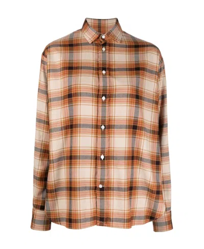 POLO RALPH LAUREN POLO RALPH LAUREN PLAID-CHECKED STRAIGHT HEM SHIRT