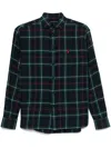 Polo Ralph Lauren Relaxed Fit Plaid Cotton Shirt In Green