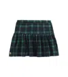 Polo Ralph Lauren Ralph Lauren Girls Plaid Corduroy Skirt In Blue