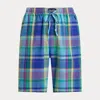Polo Ralph Lauren Plaid Cotton Pajama Short In Lafayette Plaid