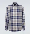 Polo Ralph Lauren Plaid-check Shirt In Blue