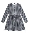 Polo Ralph Lauren Plaid Cotton Shirt Dress In Blue