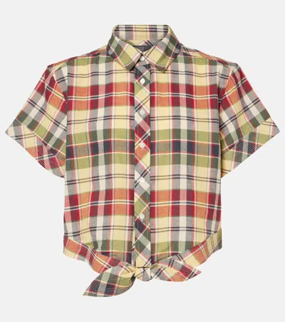POLO RALPH LAUREN PLAID COTTON SHIRT