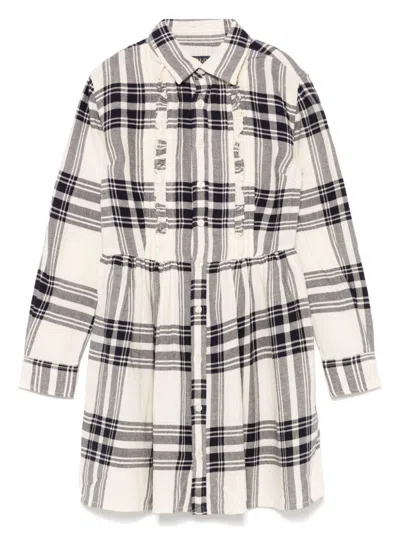 Polo Ralph Lauren Kids' Big Girls Plaid Cotton Twill Shirtdress In Multi
