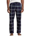 Polo Ralph Lauren Plaid Flannel Pajama Pants In Black