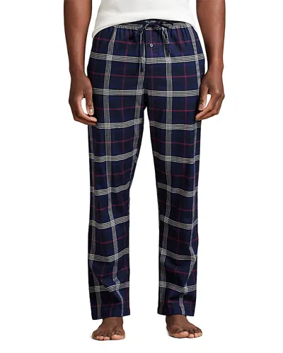 Polo Ralph Lauren Plaid Flannel Pajama Pants In Black