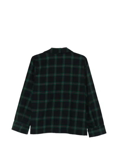 Polo Ralph Lauren Plaid Flannel Pajamas In Green