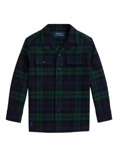 Polo Ralph Lauren Kids' Plaid Flannel Shirt In Multi