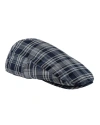 Polo Ralph Lauren Plaid Flat Cap In Blue
