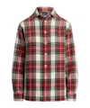 Polo Ralph Lauren Plaid Long-sleeved Shirt In Red