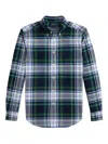 Polo Ralph Lauren Plaid Oxford Shirt In Green