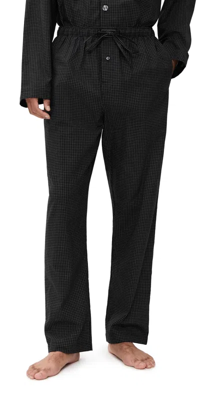 Polo Ralph Lauren Plaid Pajama Pants Soho Plaid In Black