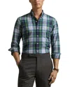 Polo Ralph Lauren Plaid Patch Pocket Shirt In White/grey