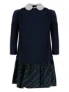 Polo Ralph Lauren Plaid-pattern Dress In Black