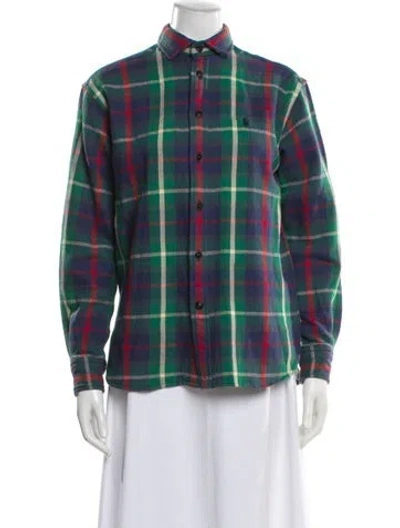 Pre-owned Polo Ralph Lauren Plaid Print Jacket In Multi