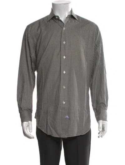 Pre-owned Polo Ralph Lauren Plaid Print Long Sleeve Shirt In Yellow