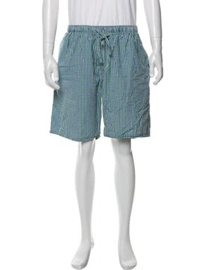 Pre-owned Polo Ralph Lauren Plaid Print Pajama Bottoms In Multicolor