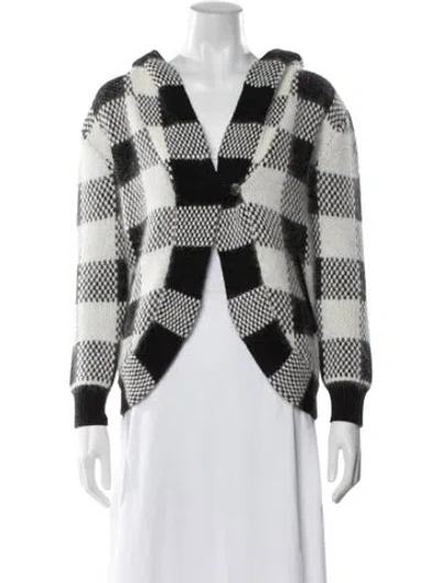 Pre-owned Polo Ralph Lauren Plaid Print V-neck Sweater In Multi