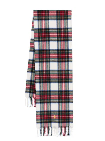 Polo Ralph Lauren Plaid Scarf In Red