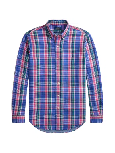 Polo Ralph Lauren Plaid Shirt In Blue