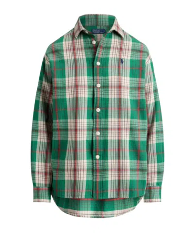 Polo Ralph Lauren Plaid Shirt In Green