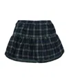 Polo Ralph Lauren Ralph Lauren Girls Plaid Corduroy Skirt In Black