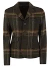 POLO RALPH LAUREN POLO RALPH LAUREN PLAID WOOL BLAZER