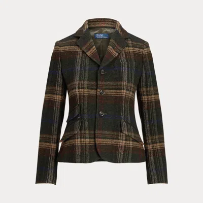 Polo Ralph Lauren Plaid-pattern Blazer In Multi