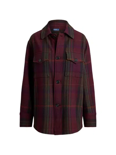 Polo Ralph Lauren Plaid-twill Shirt Jacket In Multi