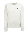 Polo Ralph Lauren Crewneck Sweatshirt With Exclusive Embroidered Pony In White