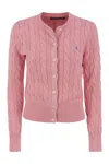 Polo Ralph Lauren Plaited Cardigan With Long Sleeves