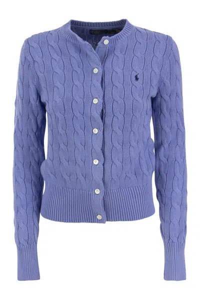 Polo Ralph Lauren Plaited Cardigan With Long Sleeves