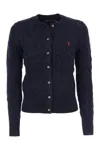 Polo Ralph Lauren Plaited Cardigan With Long Sleeves